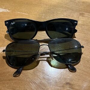 2 pairs of ray bans, gently used.
